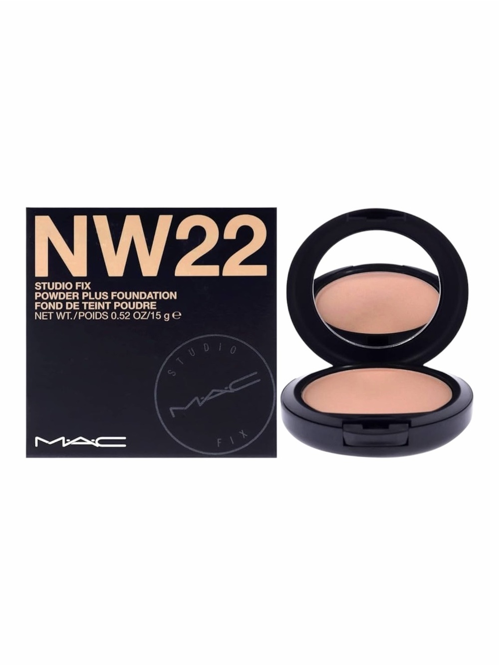 MAC Cosmetics Studio Fix Powder Plus Foundation -NW22- [ORIGINAL FORMULA] NEW
